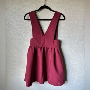 Re:named Deep Red Sleeveless Dress